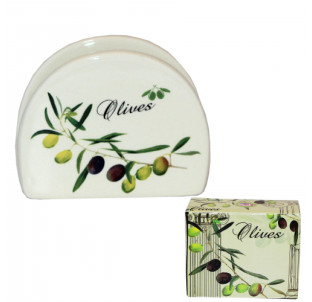 3662-8/1 Серветниця "Оливки" (довжина-10см, h-8см)(без подарункової упаковки) - фото