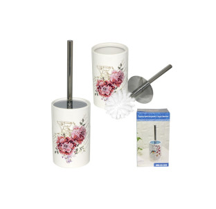 888-05-003 Туалетний йоржик з підставкою Бузок (10,5*10,5*32см) - фото