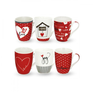 040-01-90 Чашка Валентинка 390мл - фото