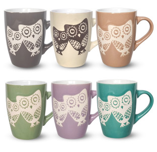 4160-11 Чашка 350мл Сови - фото