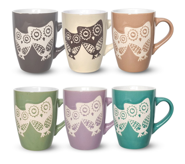 4160-11 Чашка 350мл Сови - фото