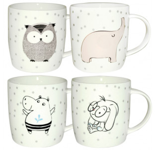 4160-26/У Чашка Мі-Мі-Мі 360мл (4 дизайна) - фото