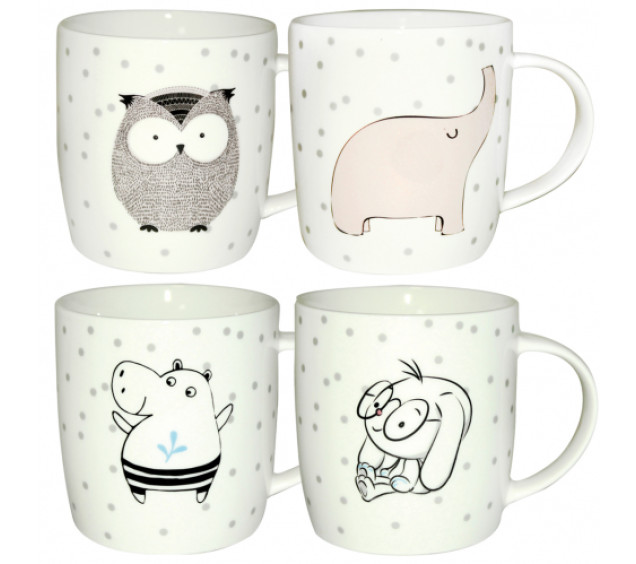 4160-26/У Чашка Мі-Мі-Мі 360мл (4 дизайна) - фото