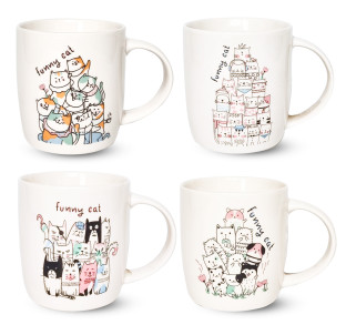 4160-30 Чашка Банда котів 360мл - фото