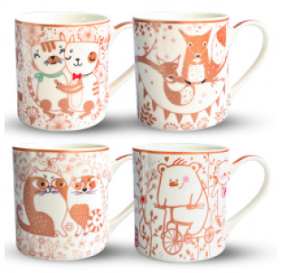 4160-34/У Чашка Голден Енімалс 400мл - фото