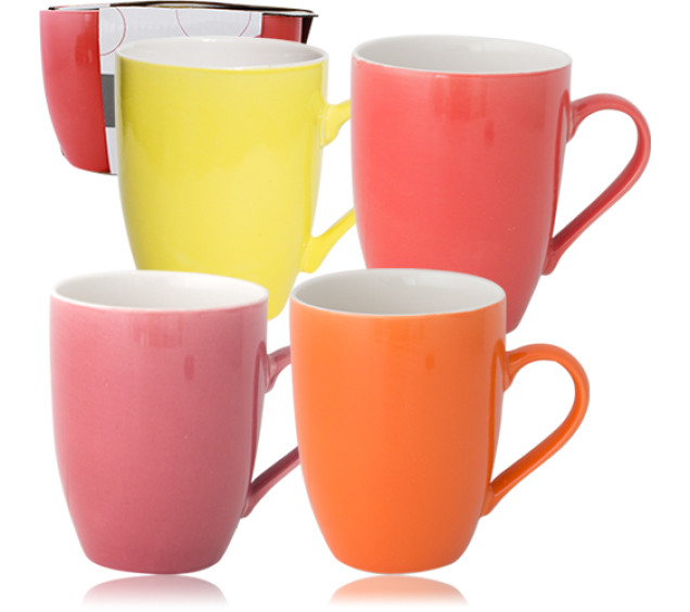 4179-01 Набір чашок 4шт. Веселка (400мл) - фото