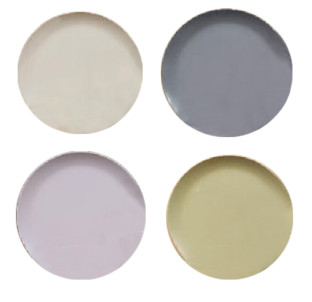 4190-08 Тарілка 20см десертна варіант від 1 до 4 кол. - фото