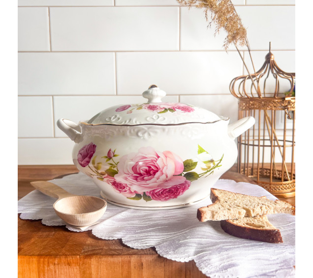 4283 Супник 3,5л з ручками Бант (4) - фото 2