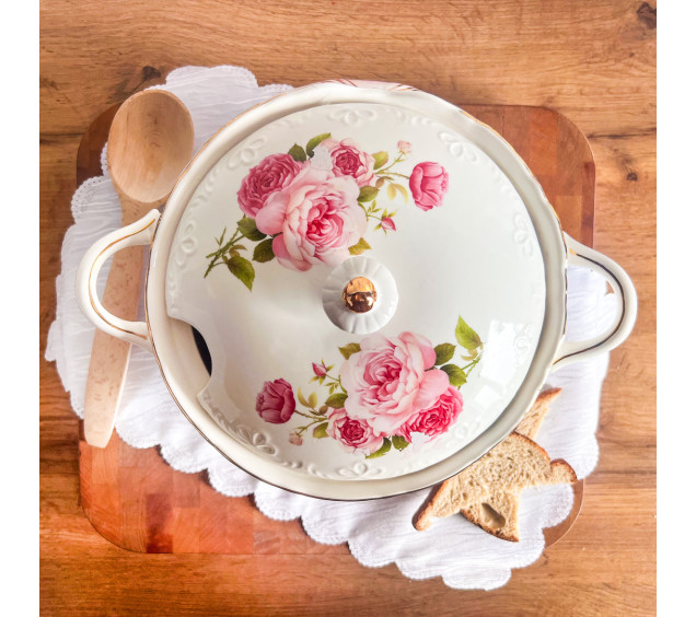 4283 Супник 3,5л з ручками Бант (4) - фото 1