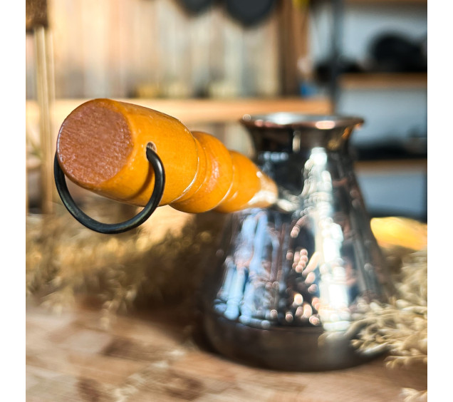 50092 Турка мідна Кавомолка 200мл чорний нікель - фото 1