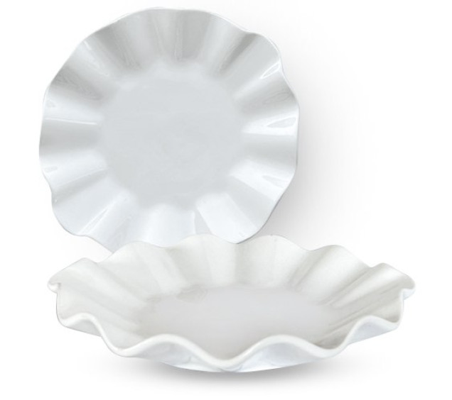 503572 Тарілка 8' хв.край (широка хвиля) - фото