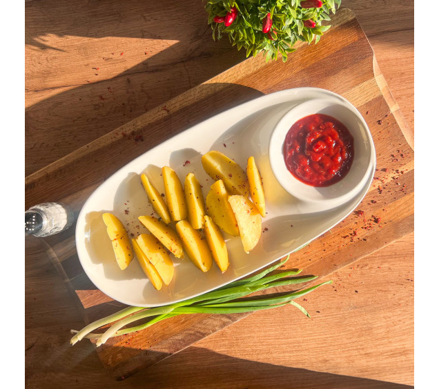 503599 Блюдо овальне з соусницею 13' - фото 3