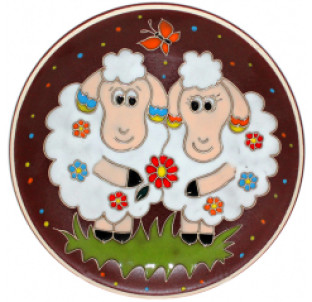 531038 Тарілка м. Овечки 19,5см - фото