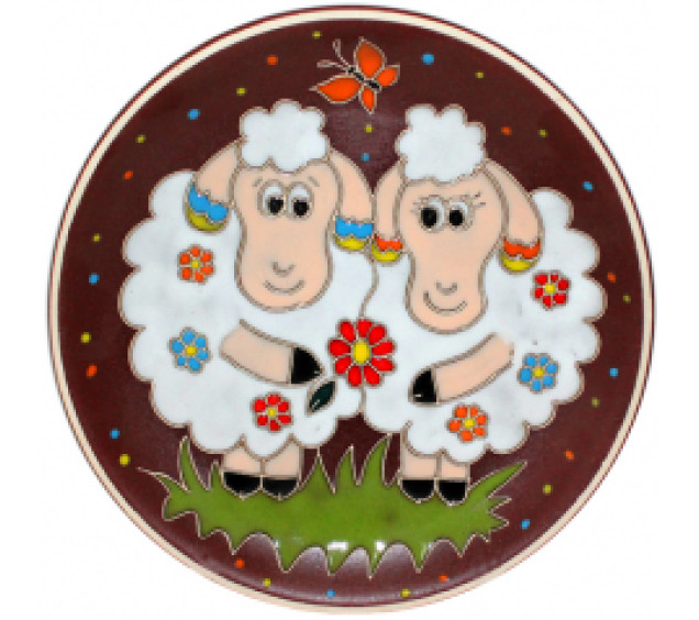 531038 Тарілка м. Овечки 19,5см - фото