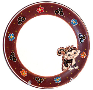 531126 Тарілка м .Мила мавпочка 19,5см - фото