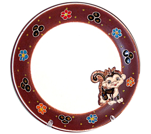 531126 Тарілка м .Мила мавпочка 19,5см - фото