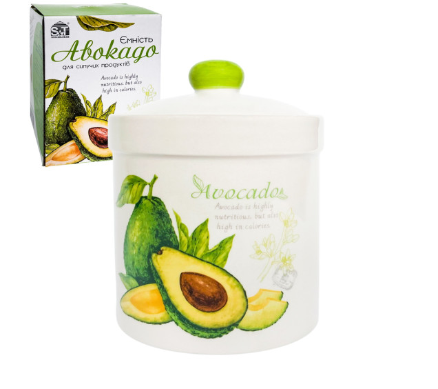 6922-21 Ємність для сипучих продуктів "Авокадо" 700 мл - фото
