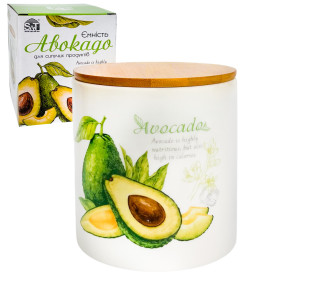 6027-21 Ємність для сипучих продуктів "Авокадо" 700 мл - фото