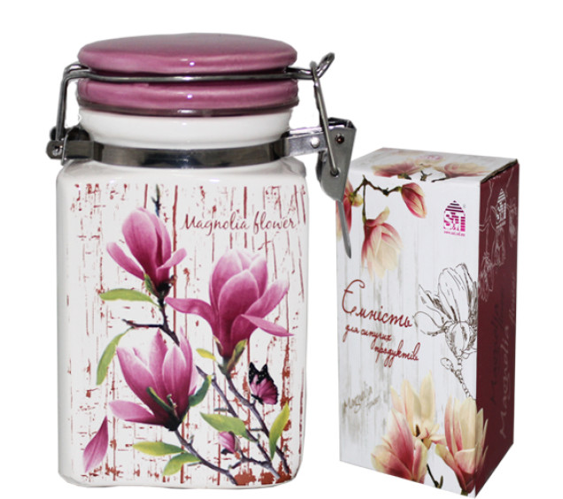 620-02 Ємність для сипких продуктів "Магнолія" 400мл - фото