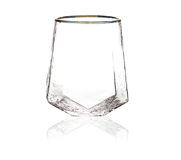 6699-5 Стакан Blur 520мл з золотим обідком - фото