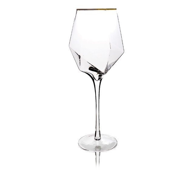 6699-2 Келих Грані 650мл з золотим обідком - фото