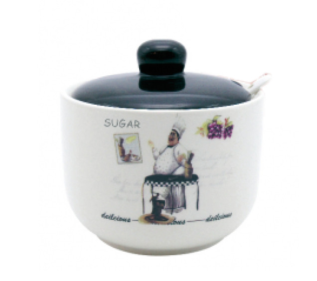 700-03-10/1 Цукорниця з ложкою 520мл "Гурман" (без подарункової упаковки) - фото