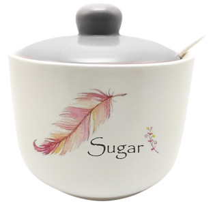 700-03-14 Цукорниця з ложкою 520мл "Флай" (36) - фото