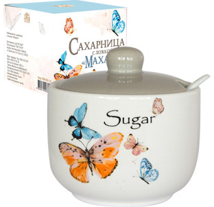 700-03-15 Цукорниця з ложкою 520мл "Махаон" (48) - фото
