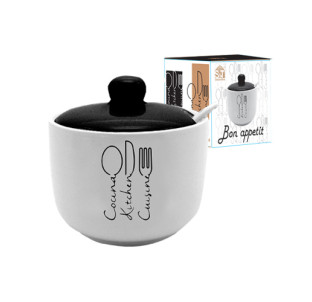 700-03-17 Цукорниця з ложкою 520мл "Bon appetit" - фото