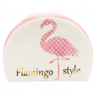 700-05-13/1 Серветниця "Фламінго" (довжина-10см, h-7см)(без подарункової упаковки) - фото