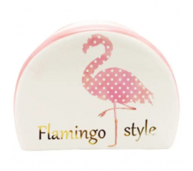 700-05-13/1 Серветниця "Фламінго" (довжина-10см, h-7см)(без подарункової упаковки) - фото