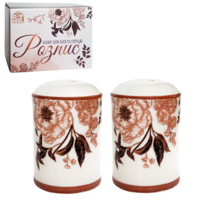 700-08-19 Набір для солі та перцю "Розпис" 4х6 - фото