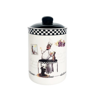 700-12-10/1 Ємність для сипучих продуктів 520мл "Гурман"(без подарункової упаковки) - фото