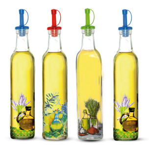 701-5 Пляшка для рослинної олії/оцту 0,5л. Мікс - фото