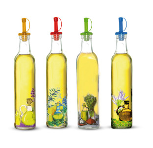 702-5 Пляшка для рослинної олії/оцту 270мл. Мікс - фото