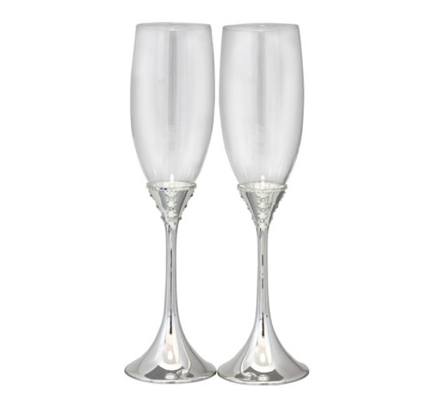 7047-17/У Набір келихів для шампанського 2шт 220мл Грація(без упаковки) - фото