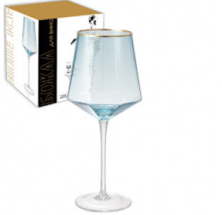 7051-07 Келих для вина "Blue ice" 620мл - фото