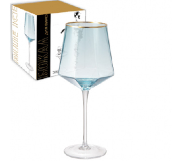 7051-07 Келих для вина "Blue ice" 620мл - фото