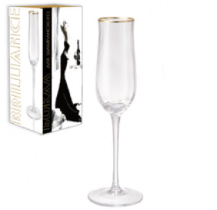 7051-16 Келих для шампанського "Brilliance" 180мл - фото