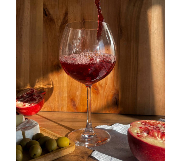 7051-23 Набір келихів для вина 4шт, прозоре скло 660 мл - фото 1