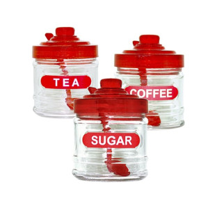 7075 Ємність для спецій червона 320мл - фото