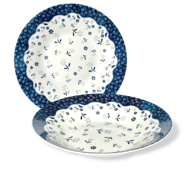 717717-4 ТАРІЛКА СУПОВА 8’ (400мл) КВІТКА - фото