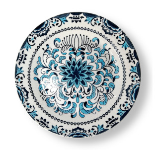 717717-8 ТАРІЛКА ОСНОВНА 8’ ОРНАМЕНТ БЛЮ - фото