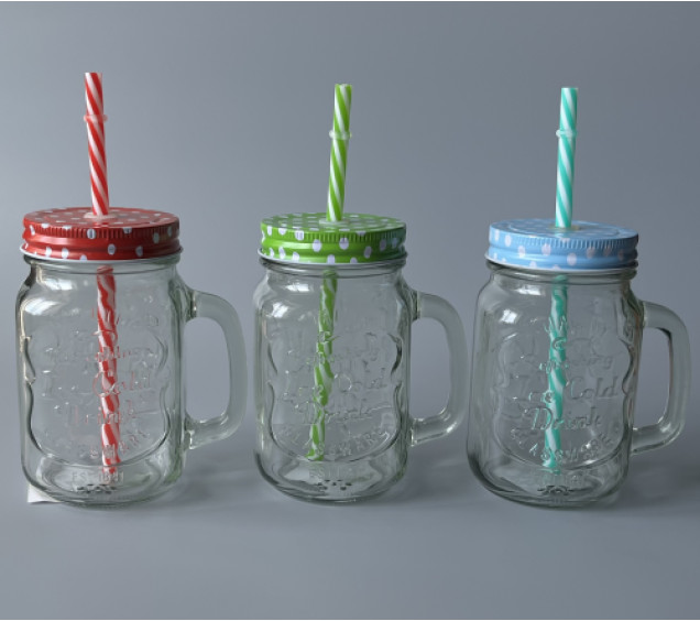 7367-1 Кружка прозора 500 мл - фото