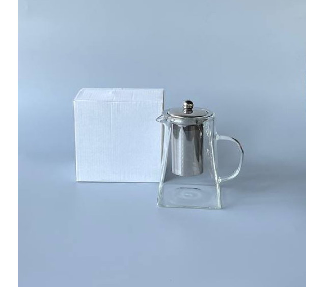767-14 Чайник-заварник 950мл GEOMETRY з металевим ситом - фото