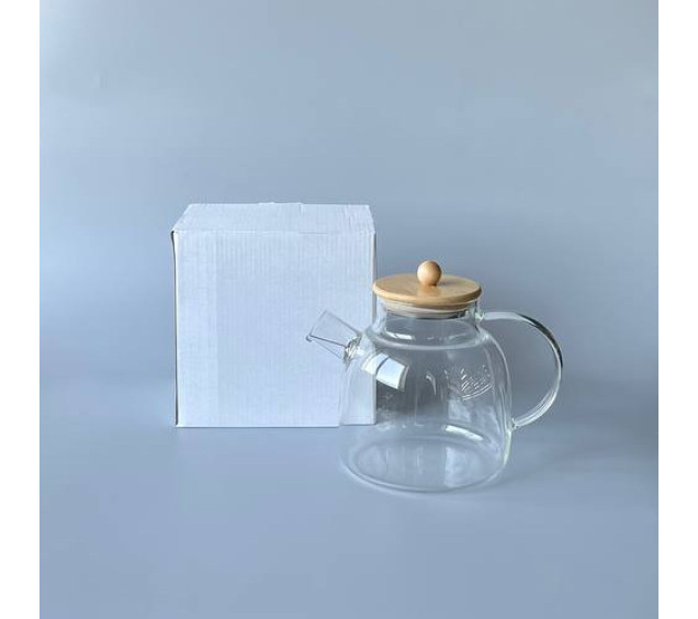 767-2 Чайник-заварник 1.5л Сlassic з бамбуковою кришкою - фото