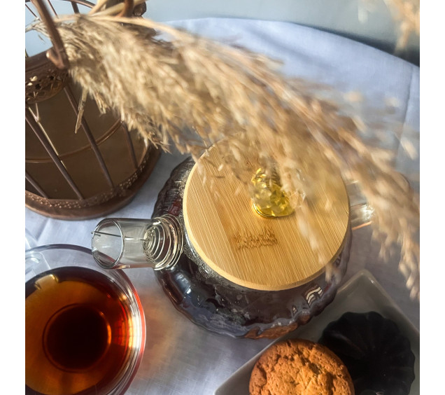 767-4(1) Чайник-заварник 1л Yantar1 з бамбуковою кришкою - фото 3