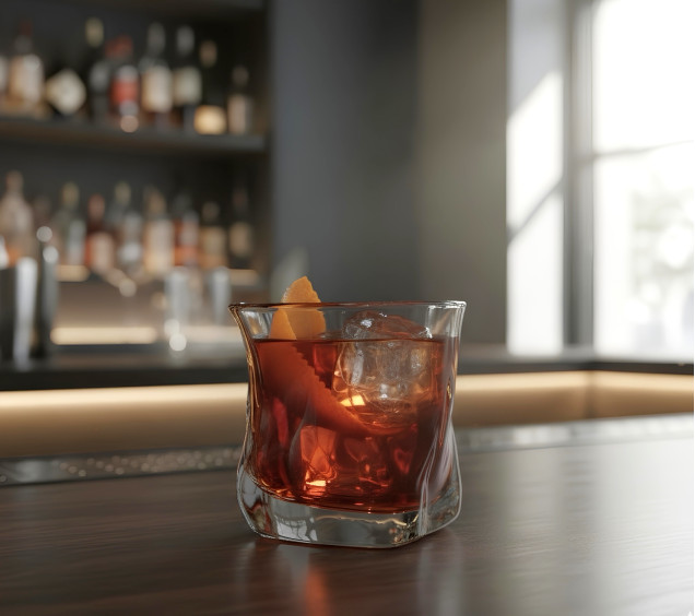 768-18 Набір склянок для віскі, 6 шт бурштин 260мл - фото 1