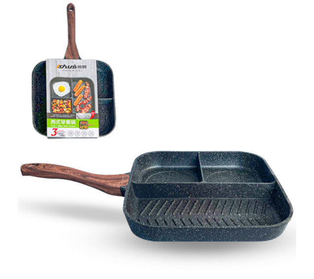 80032 Сковорода Grill 28*28*4,5см - фото