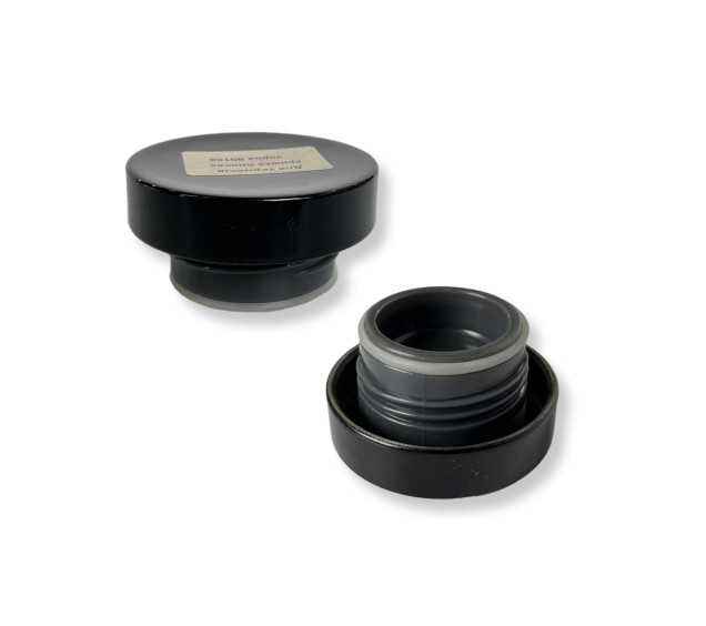 д/термосів кришка плоска чорна 80186 - фото